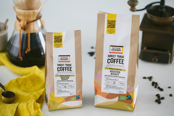 Direct Trade Coffee - Bio-Espressobohnen (4er Vorteilspaket) - Fairtrade Original