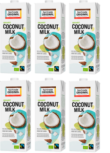 Bio-Kokosmilch 1 Liter Vorteilspaket - Fairtrade Original Shop
