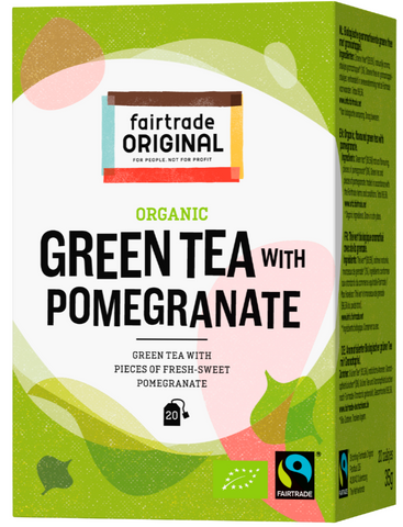 Bio-Grüner Tee mit Granatapfel - Fairtrade Original