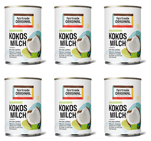 Bio-Kokosmilch 400ml Vorteilspaket - Fairtrade Original Shop