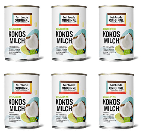Bio-Kokosmilch 400ml Vorteilspaket - Fairtrade Original Shop